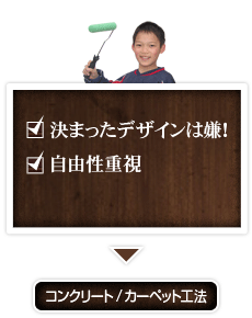 コンクリート カーペット工法